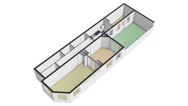 Floorplan - Randweg 83A, 3074 BK Rotterdam